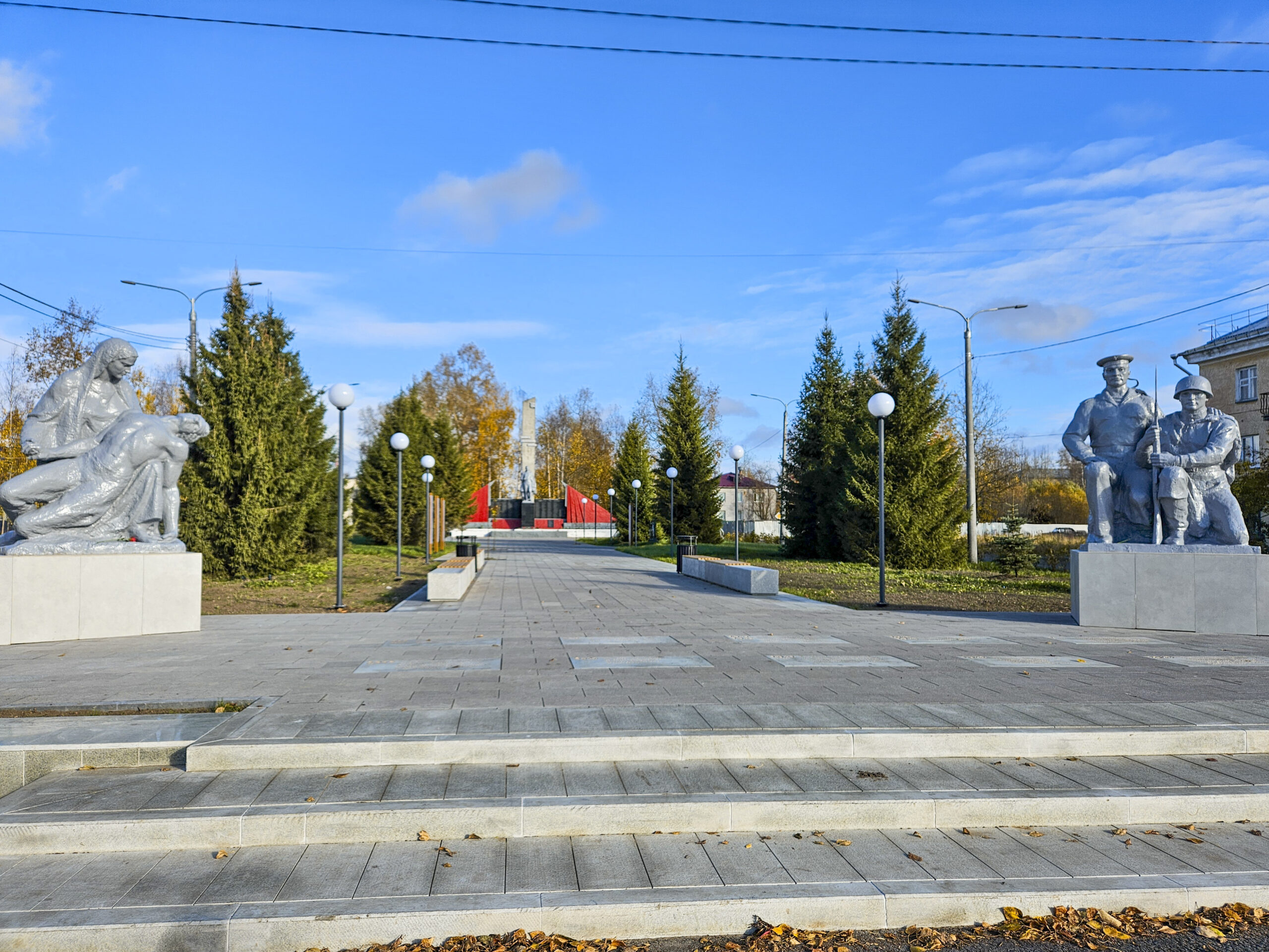 Сквер Воинской Славы в г. Новодвинске