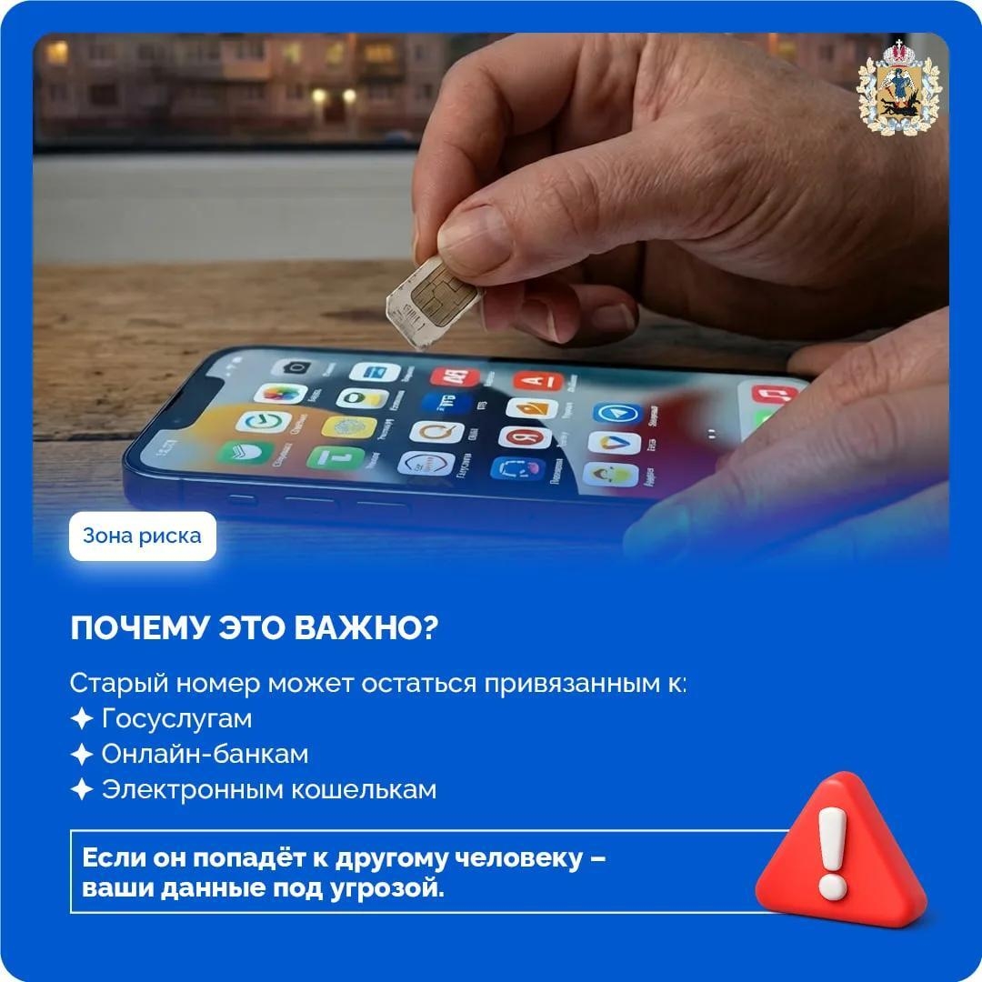 Жителям Поморья рекомендуют проверить, к каким сервисам привязан старый номер телефона 📱