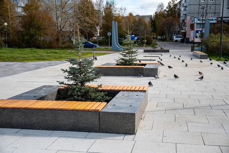 В Северодвинске благоустроили участок набережной им. А.Ф. Зрячева🌳